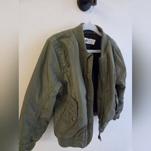 H&M Toddler Olive Green Bomber Jacket 2-3y